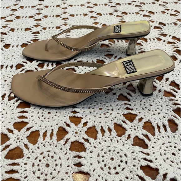 Lerre Sandals embellished with Swarovski Crystals  size 40 - Picture 5 of 8